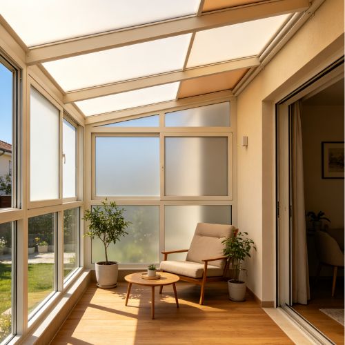 Balcony and Sunroom