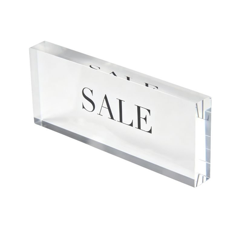 Clear Acrylic Signs