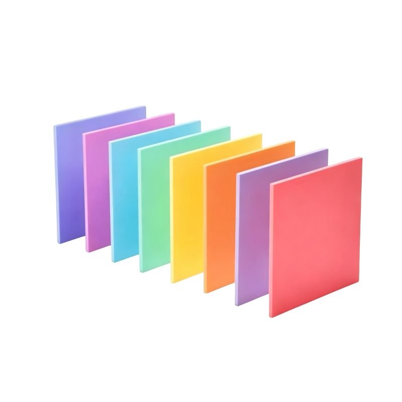 Colored Matte Acrylic Sheet