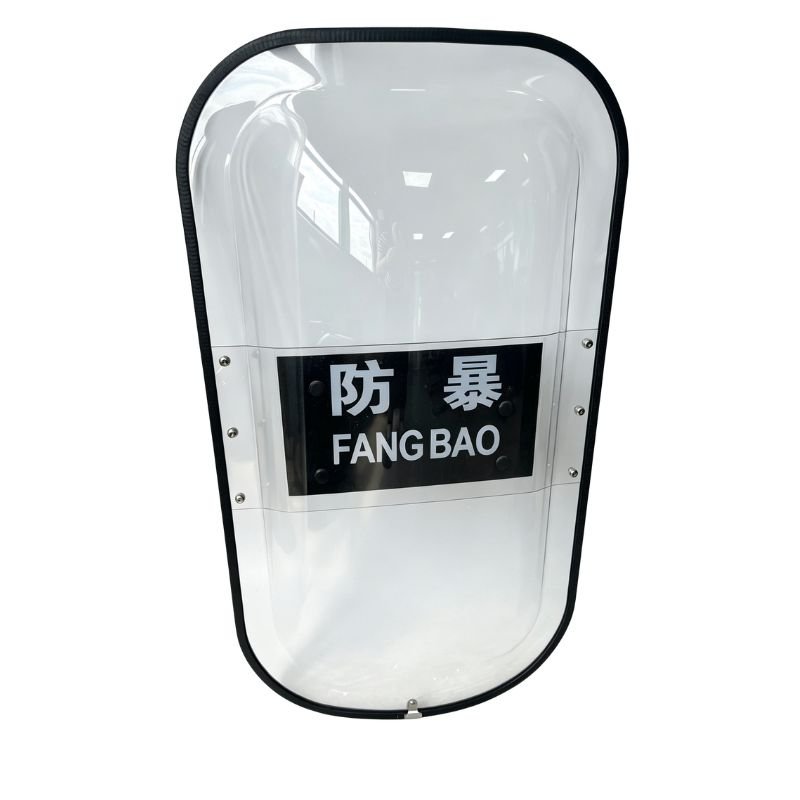 French-Style Polycarbonate Riot Shield