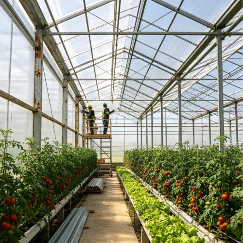 PC Panels for Large Commercial Farming
