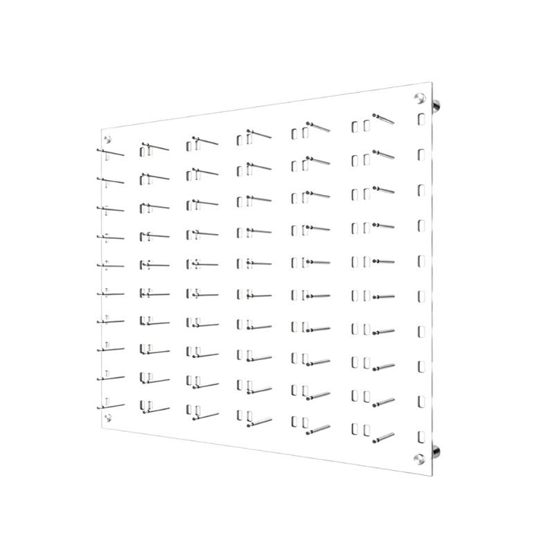 Precision-Slotted Acrylic Interlocking Display Components