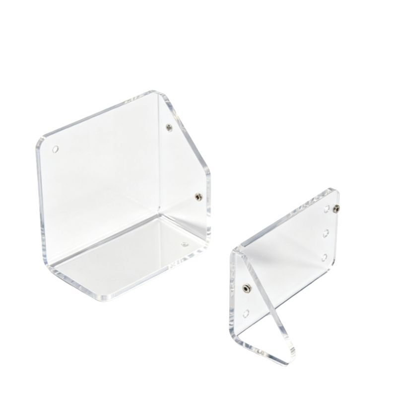 Single-Fold Acrylic Mounting Brackets